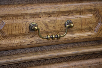 komoda z drewna dębowego - super stan - 5