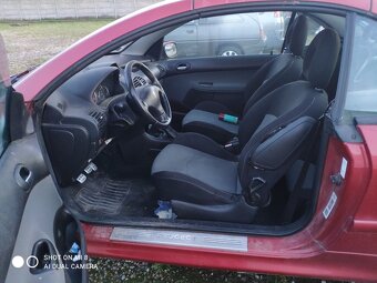 Peugeot 206 CC 1.6 benzyna, 2002 r., części - 5