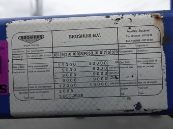 Naczepa podkonterenowa Broshuis 3UCC-39 2005 r - 5