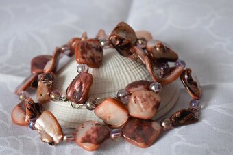 Naszyjnik masa perłowa - 5