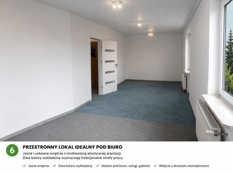 Przestronne i jasne biuro 60m2 Rzeszów - 5