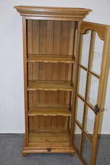 witryna z drewna dębowego - jak nowa - 5