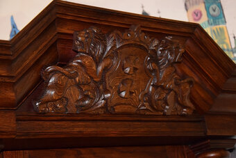 witryna narożna - meble gdańskie - stan idealny - 5