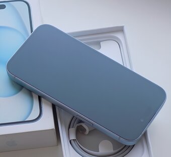 iPhone 15 Blue BATERIA 100% TOP - 5