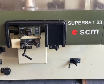 Strugarka czterostronna SCM Superset 23 – 5 głowic – 230 × 1 - 5