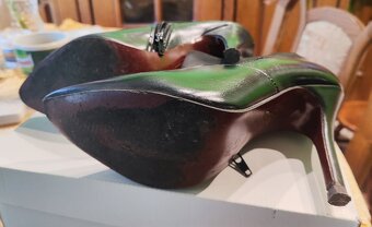 Botki czarne przed kostki, rozm. 38 - 5