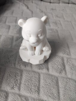 Niedźwiadek polarny – druk 3D | oryginalna dekoracja - 5