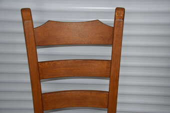 krzesła dębowe 4 sztuki - jak nowe - 5