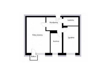 Mieszkanie 2 pokoje 43m2 Świętochłowice ul.Polna 9/43 - 5
