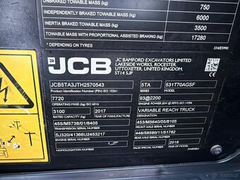Ładowarka Teleskopowa JCB 531-70 AgriSuper rok prod. 2017 43 - 5