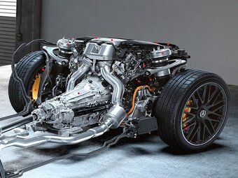 Mercedes AMG S63 S E hybrid 4Matic power moc 1304 KM WK1 - 5