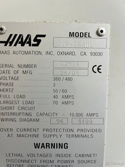 Sprzedamy centrum obróbcze Haas Super VF-2. - 5