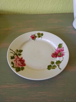 Porcelana „Włocławek”. Komplet deserowy + dzbanek do kawy. - 5