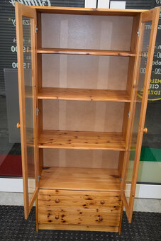 witryna z drewna sosnowego - jak nowa - 5