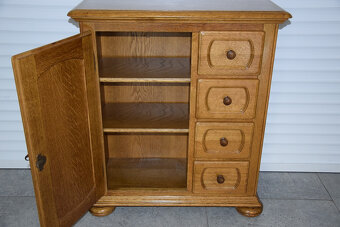 komoda z drewna dębowego - jak nowa - 5