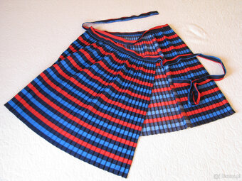 Spódnica plisowana wiązana jak fartuszek uniwersalny rozmiar - 5