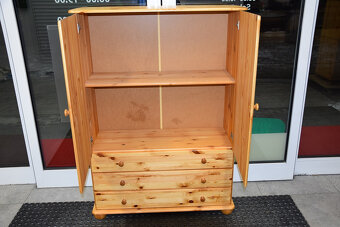 bieliźniarka z drewna sosnowego - jak nowa - 5