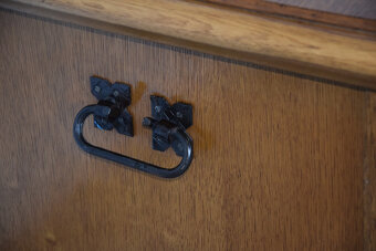 skrzynia dębowa - jak nowa - 5