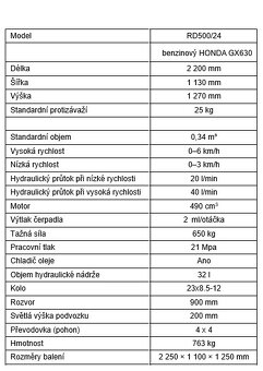 Oferuję do sprzedaży Mini Dumpr RD 500-24 - 5