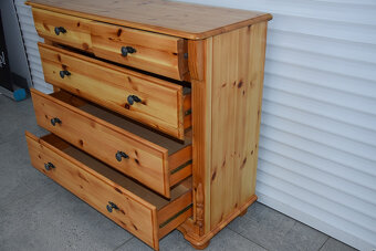 komoda z drewna sosnowego - jak nowa - 5