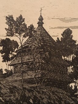 Obraz Josefa Řeřichy, Galicja 1932,  40x49 - 5