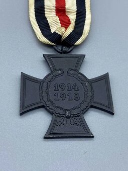 krzyż Hindenburga 1914/1918 dla wdów oryginal ww1 - 5