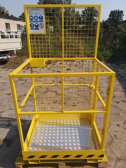 platforma robocza do wózka widłowego kosz roboczy do widlaka - 5