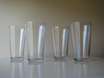 Wysoka szklanka transparentna 0,5 l pokal szklany kufel 4szt - 5