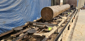 Używana piła kątowa dwuostrzowa PP-550 z automatycznym - 5