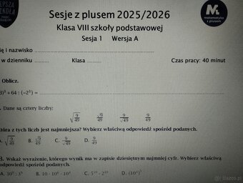 SESJA  z plusem nr 1 klasa 4-8 - 5