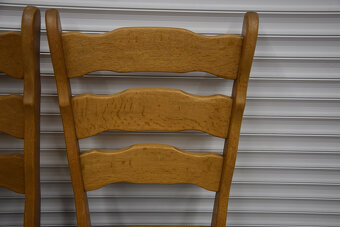 krzesła dębowe 4 sztuki - jak nowe - 5