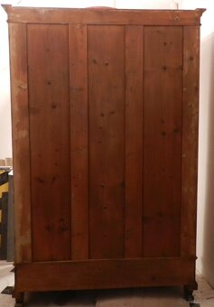 Dwie szafy Wiedeński Barok Drewno Brązowe - 5