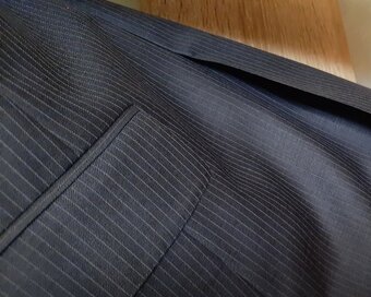 Marynarka wełna na 182 cm, ciemnoszara - użyta tylko raz - 5