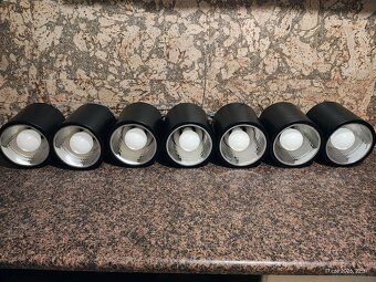Zestaw 20x Tuba sufitowa/wisząca czarna + mocne LED 20W Dial - 5