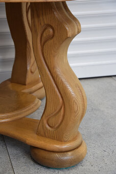 ława dębowa - jak nowa - 5