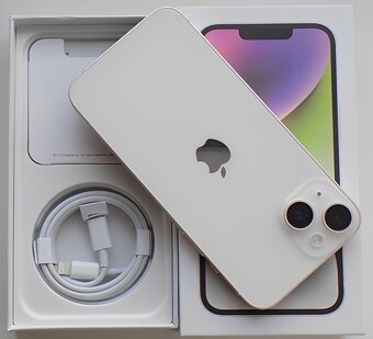 iPhone 14 Plus Starlight BATERIA 100% TOP - 5