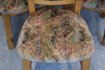 krzesła dębowe 6 sztuk - super stan - 5