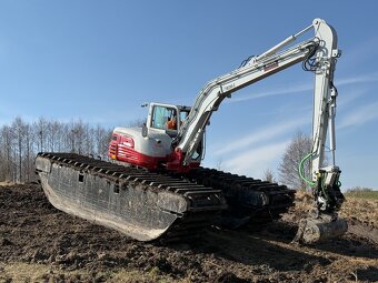 Podwozie pontonowe EIK AM 80 do koparki 7 - 8 ton AMFIBIA KO - 5