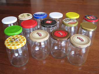 Słoiki, słoiczki z nakrętkami - na przetwory domowe - 5