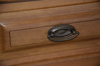 komoda - szafka dębowa - jak nowa - 5