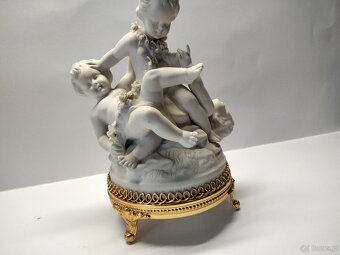 Figura stara sygnowana porcelana Unterweissbach Turyngia - 5
