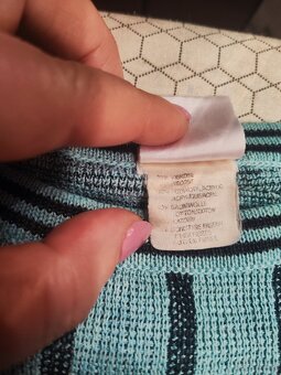 Sweterek miętowy we wzory rozm. L/40 MONDI - 5