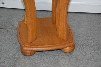 stolik kawowy dębowy - super stan - 5
