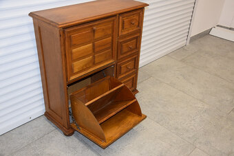 szafka na buty dębowa - jak nowa - 5
