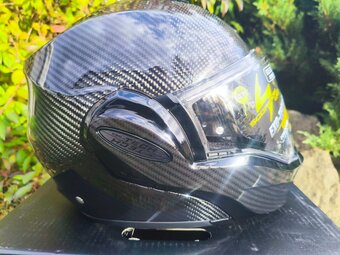 Kask Scorpion Exo Carbon Flip-Up. Różne rozmiary. Nowy - 5