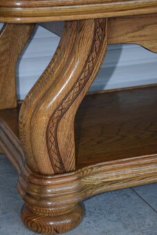 ława dębowa - super stan - 5