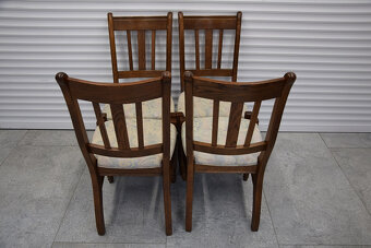 krzesła dębowe 6 sztuk - jak nowe - 5