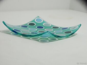 Szklana misa dekoracyjna Rosenthal Form 61111, Dekor 331161, - 5