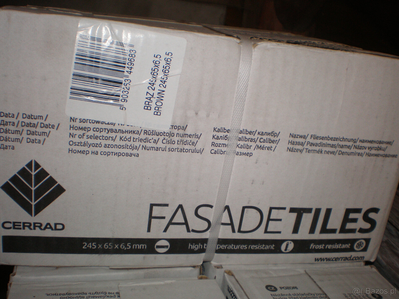 Sprzedaję mrozoodporny klinkier w kolorze brązowym, nowy. - 6