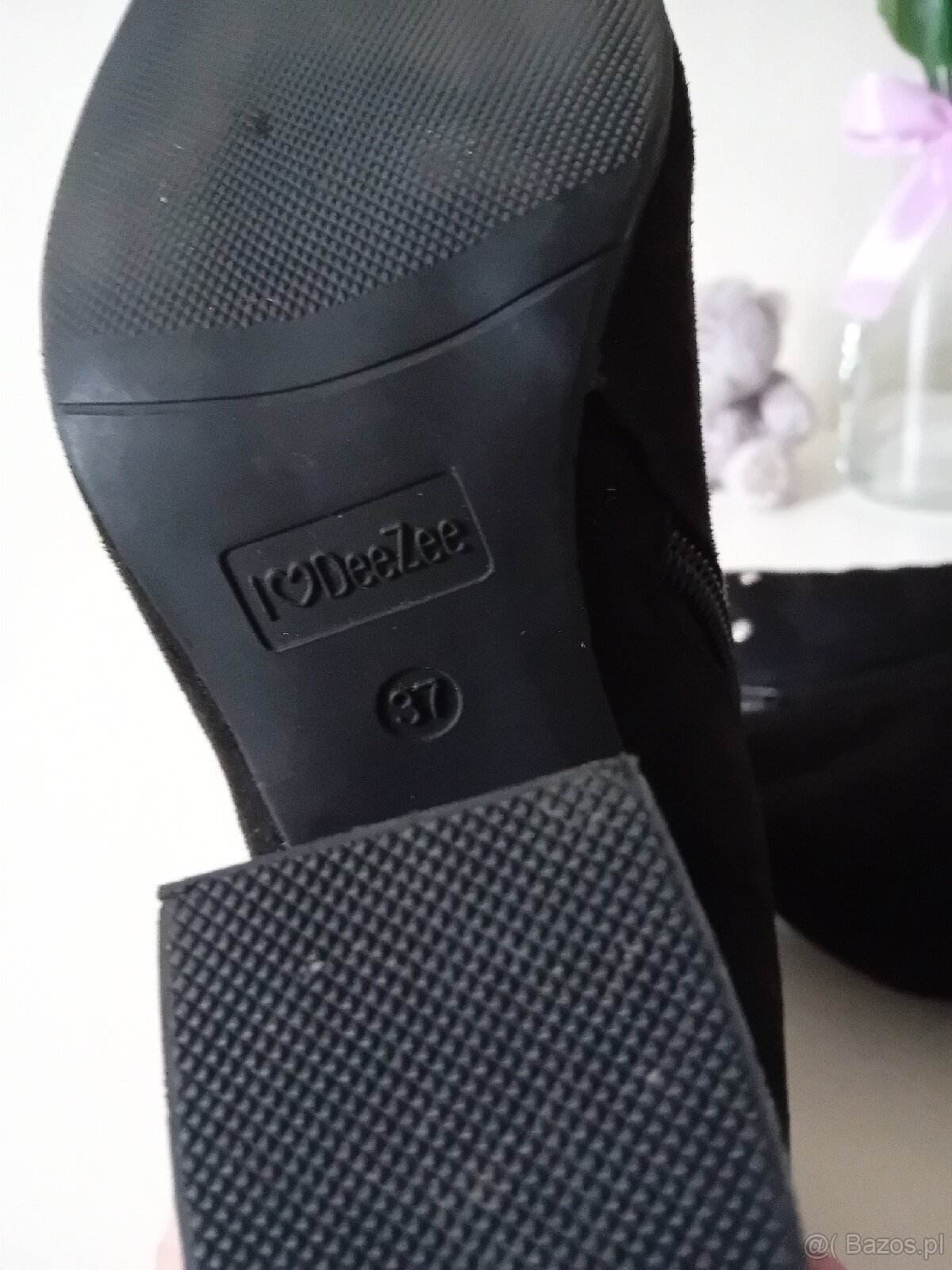 Czarne botki Deezze - 6